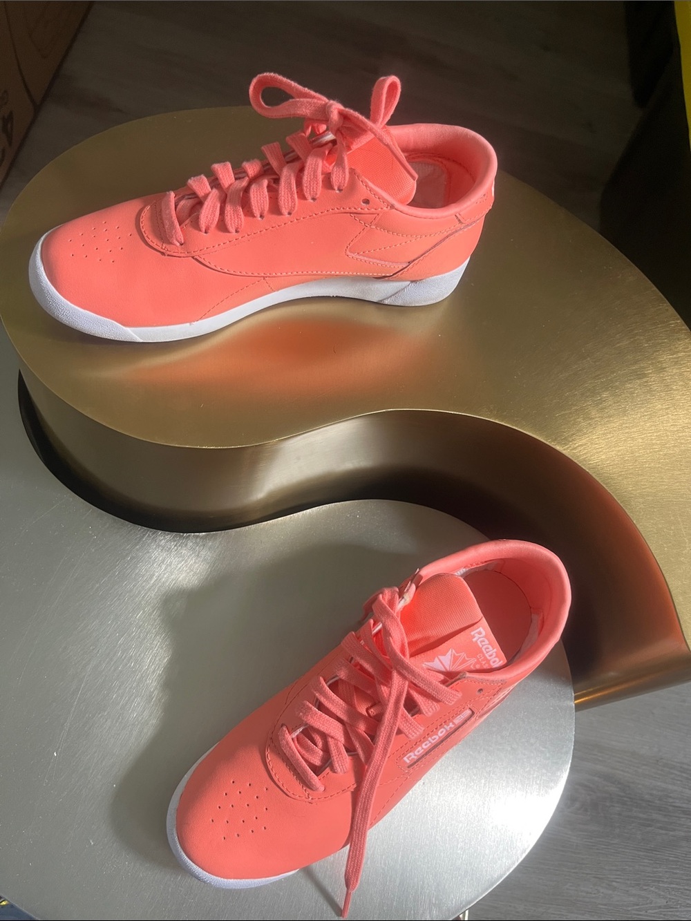 Reebok Women's Coral-Pink Low-Top Sneakers